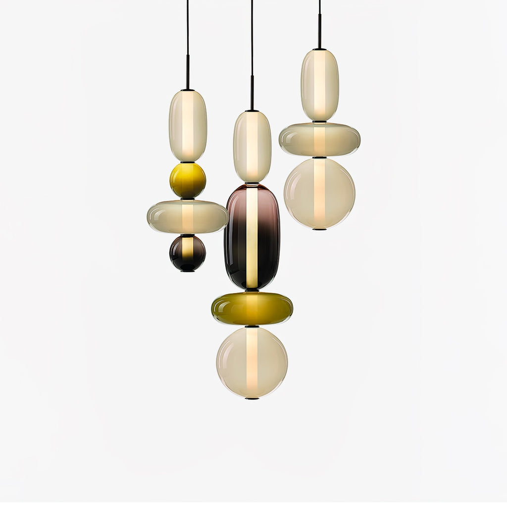 Noxic Suspension Artistique en Verre et Acrylique - Neutralighting