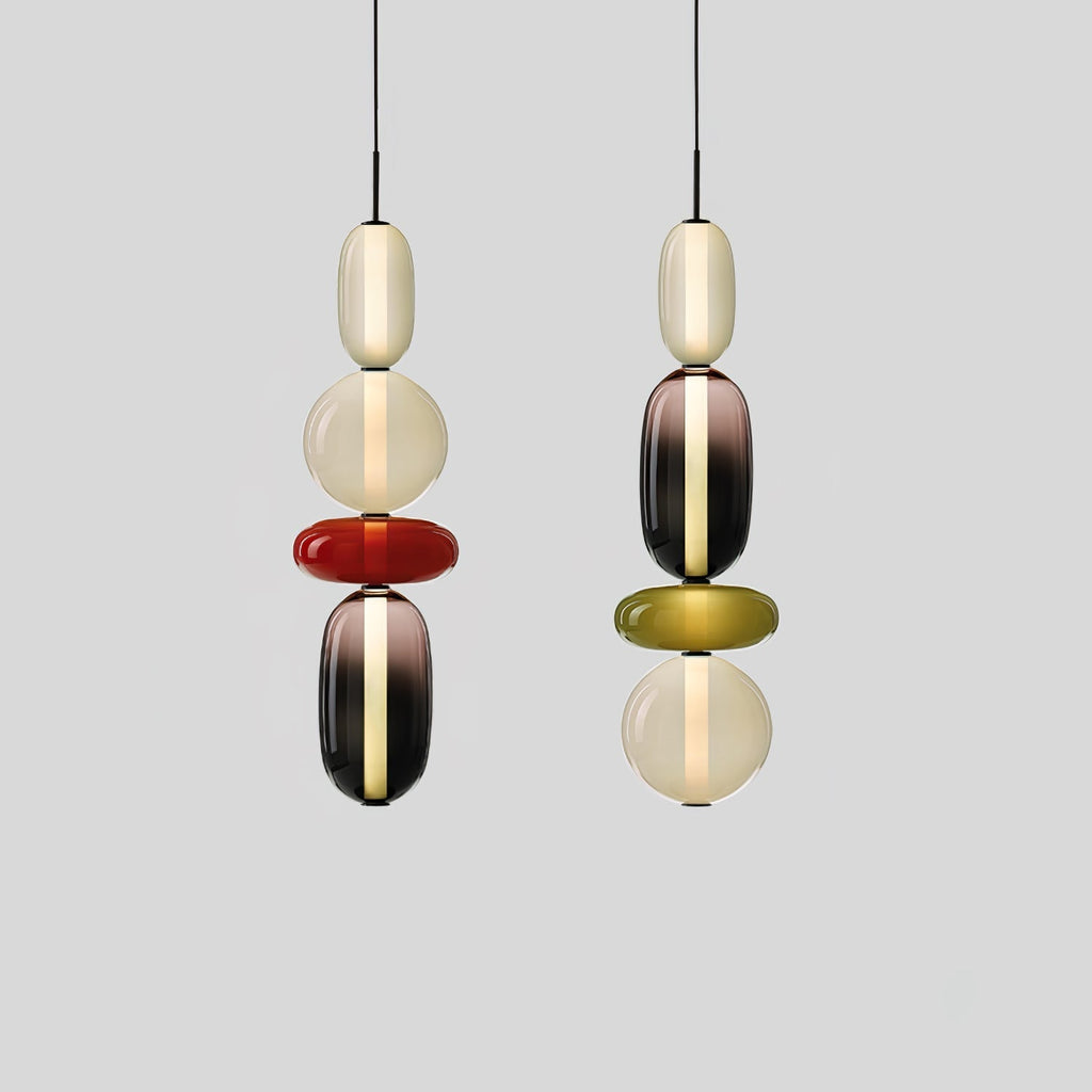 Noxic Suspension Artistique en Verre et Acrylique - Neutralighting