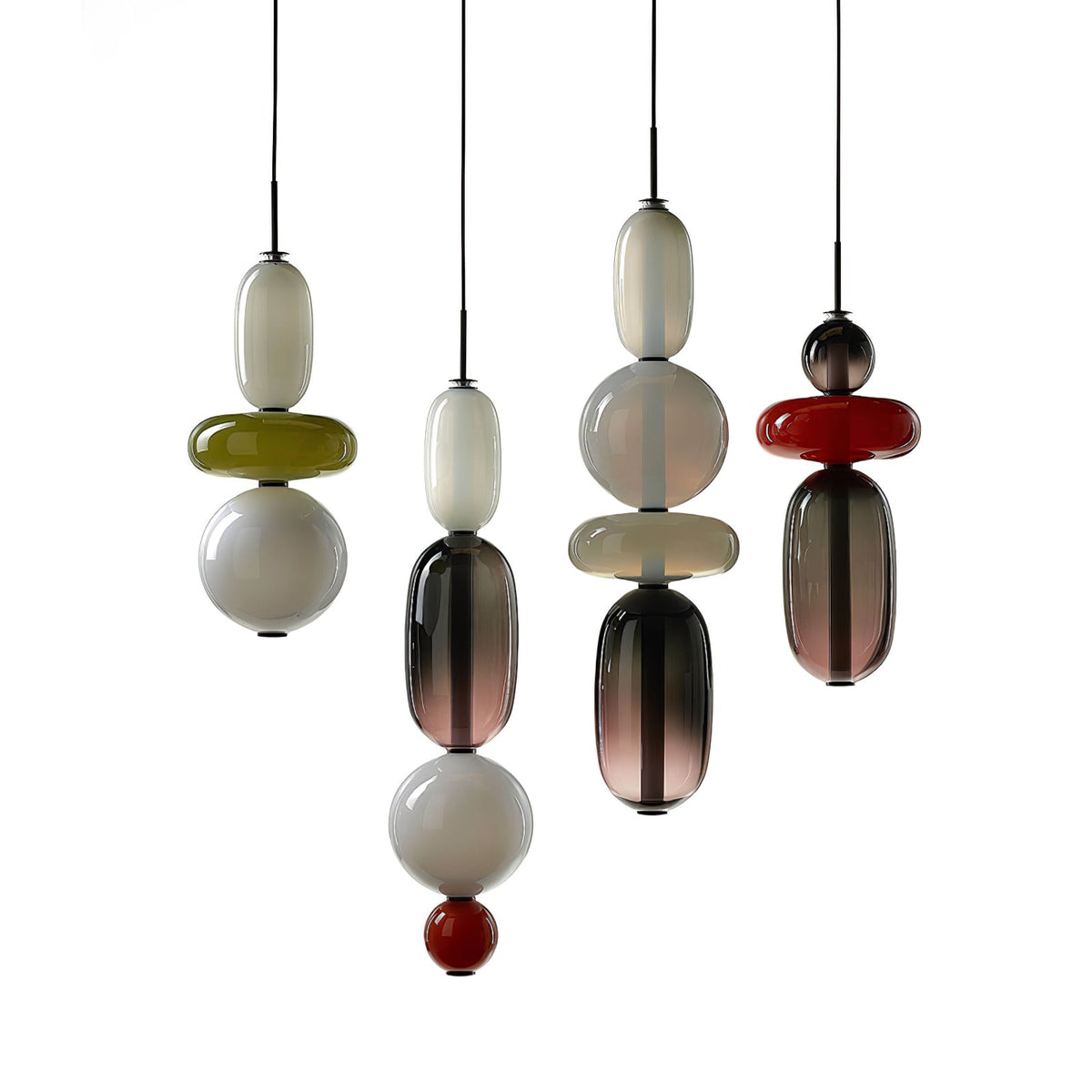 Noxic Suspension Artistique en Verre et Acrylique - Neutralighting