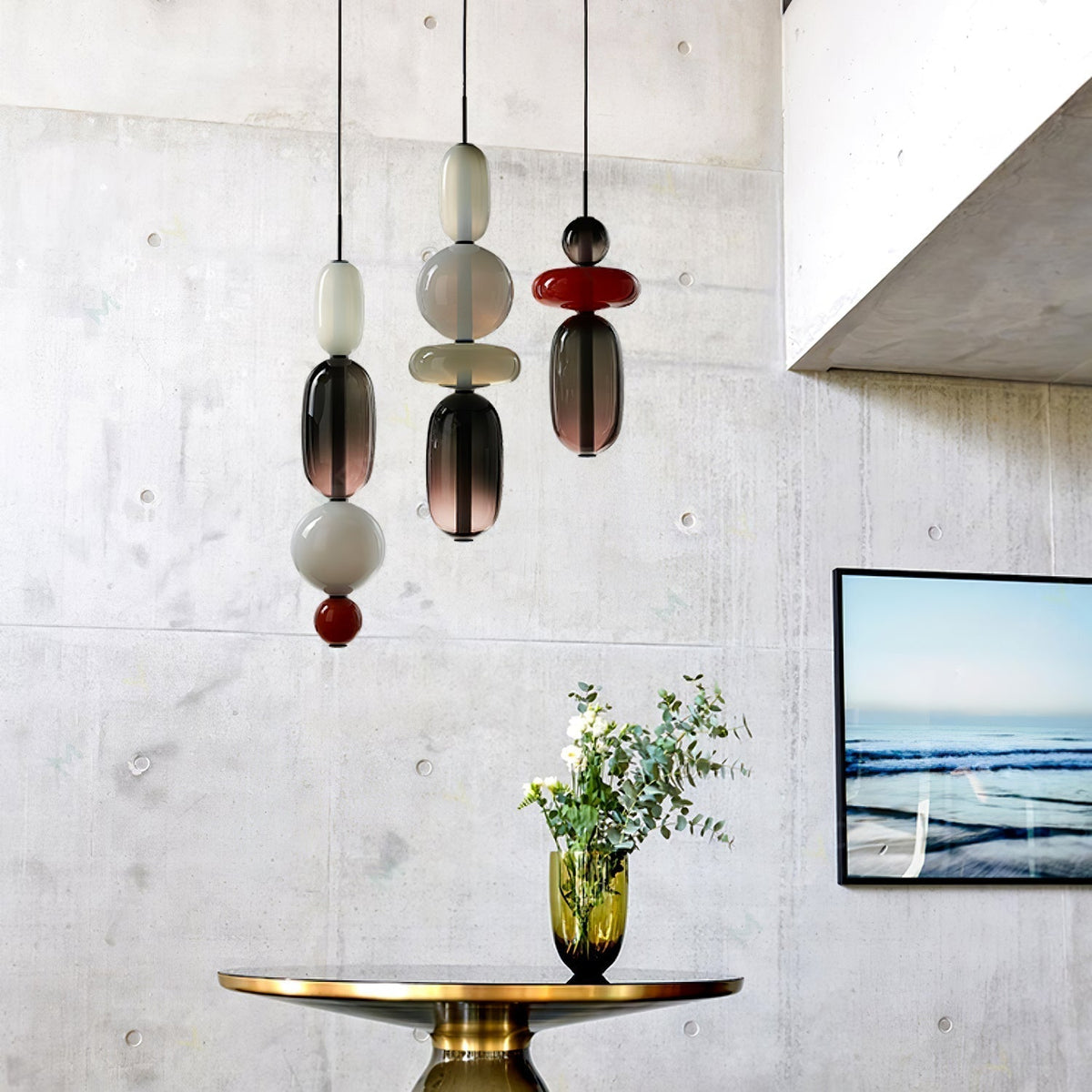 Noxic Suspension Artistique en Verre et Acrylique - Neutralighting