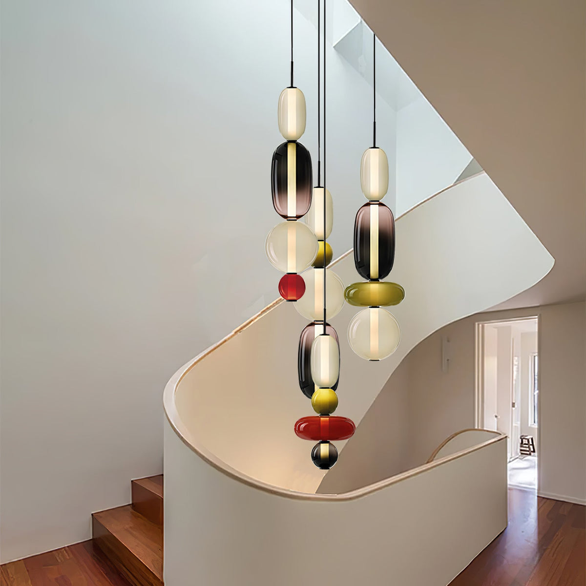 Noxic Suspension Artistique en Verre et Acrylique - Neutralighting