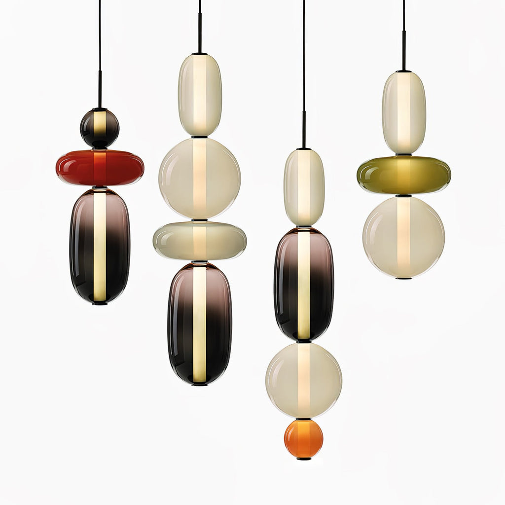 Noxic Suspension Artistique en Verre et Acrylique - Neutralighting