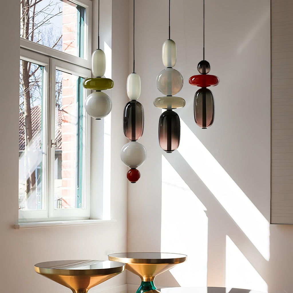 Noxic Suspension Artistique en Verre et Acrylique - Neutralighting