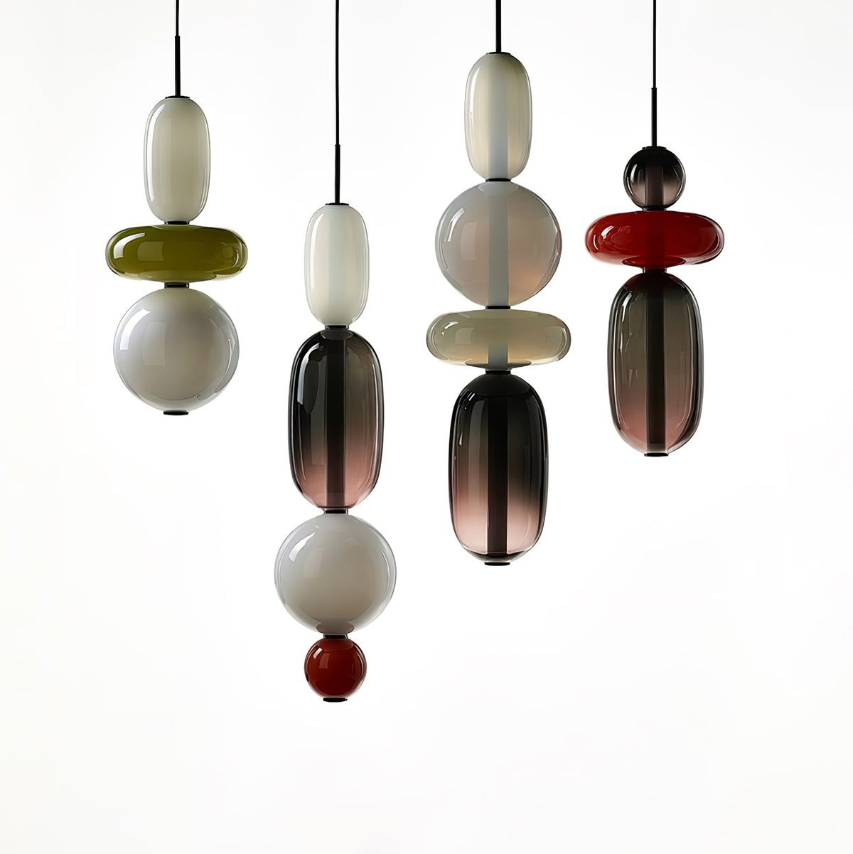 Noxic Suspension Artistique en Verre et Acrylique - Neutralighting