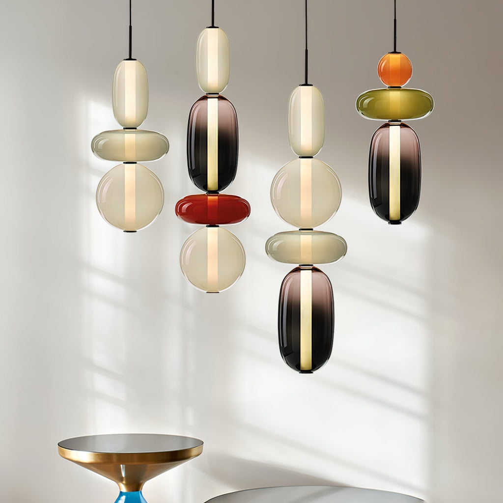 Noxic Suspension Artistique en Verre et Acrylique - Neutralighting