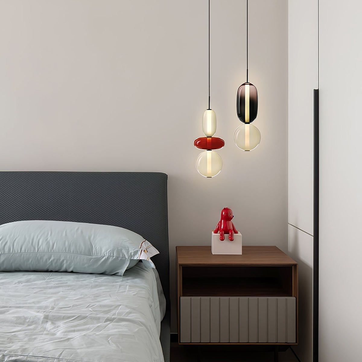 Noxic Suspension Artistique en Verre et Acrylique - Neutralighting