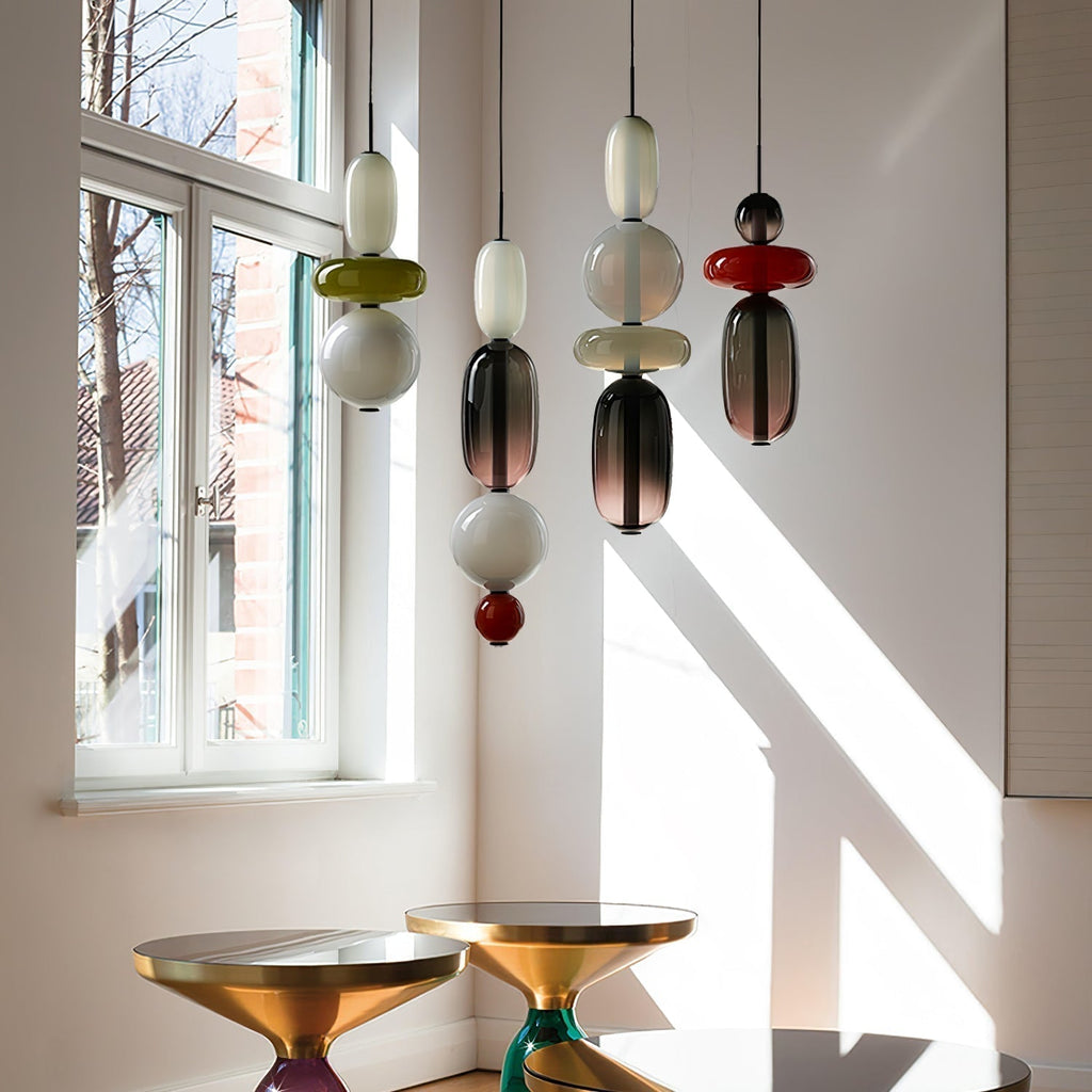 Noxic Suspension Artistique en Verre et Acrylique - Neutralighting