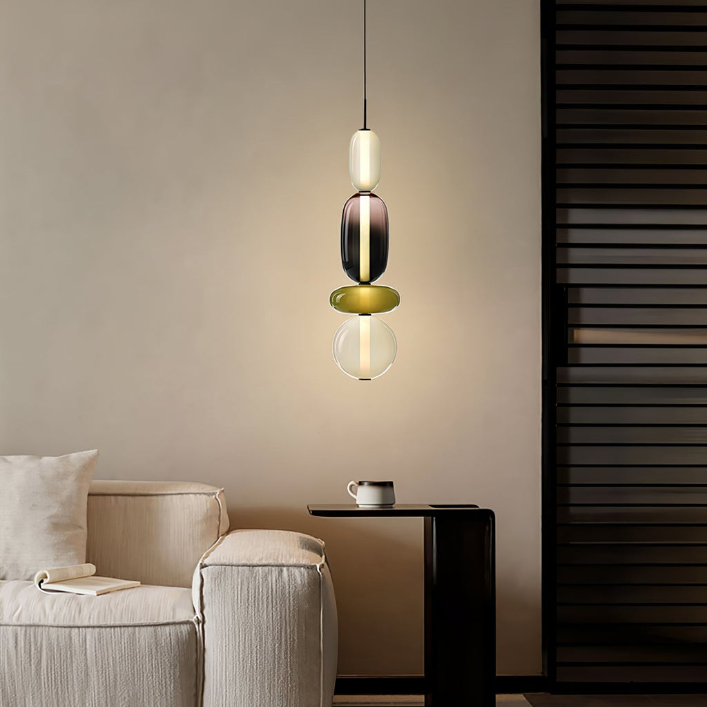 Noxic Suspension Artistique en Verre et Acrylique - Neutralighting