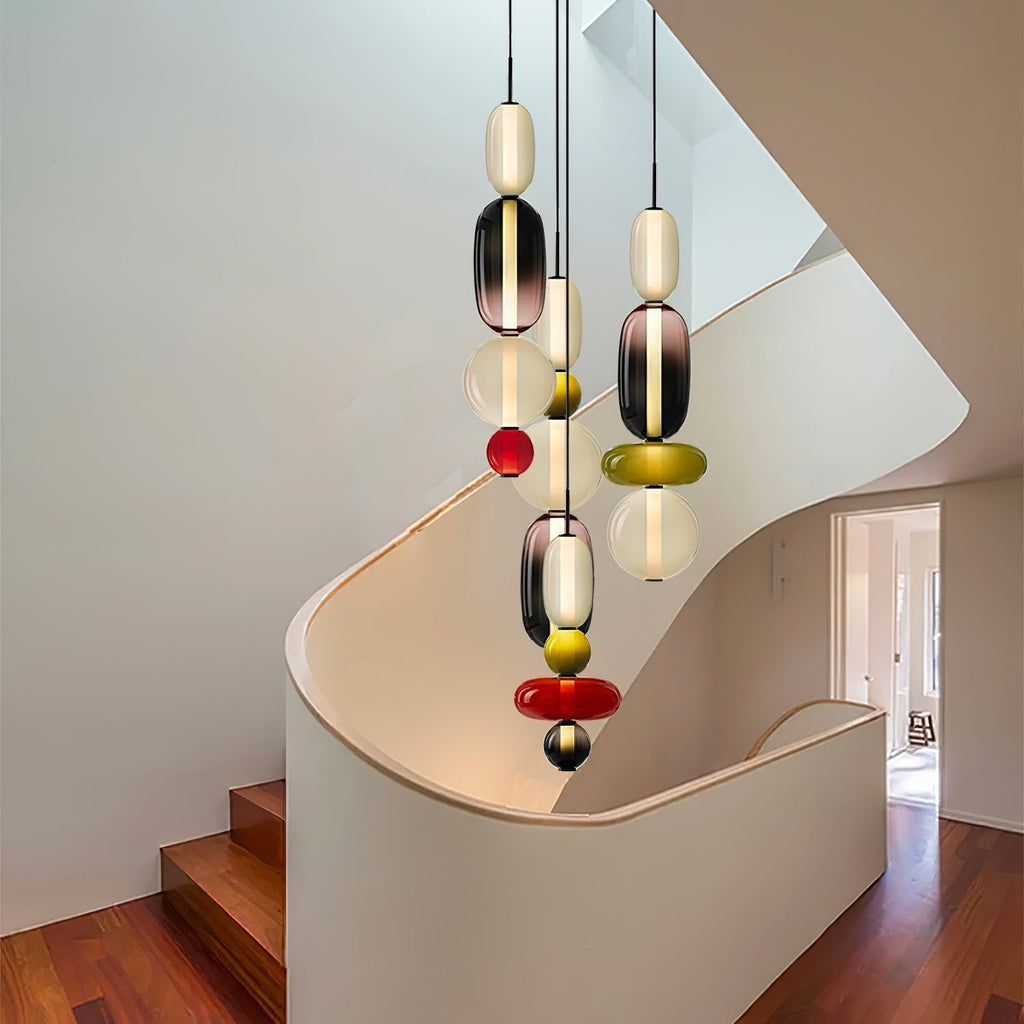 Noxic Suspension Artistique en Verre et Acrylique - Neutralighting