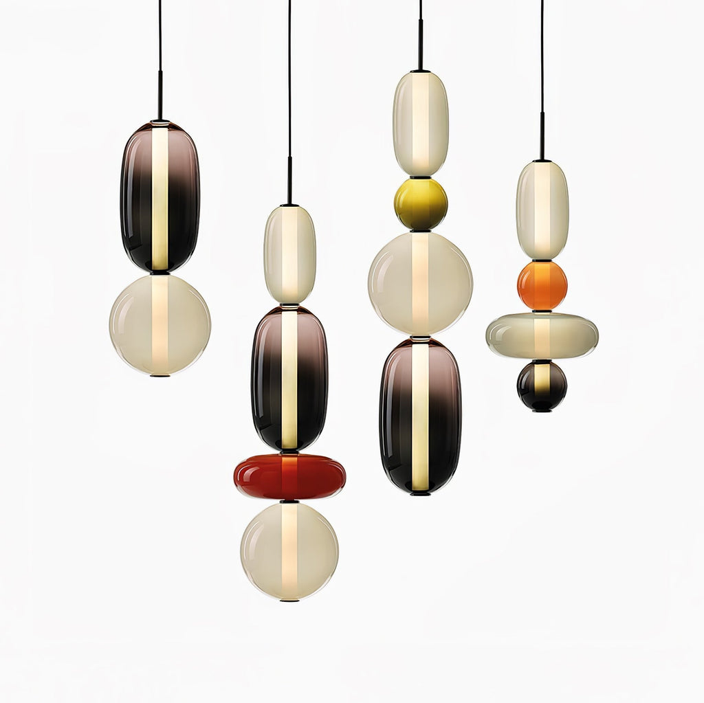 Noxic Suspension Artistique en Verre et Acrylique - Neutralighting