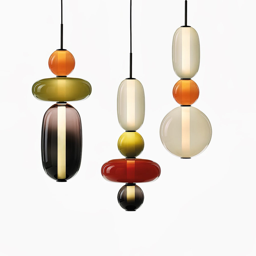 Noxic Suspension Artistique en Verre et Acrylique - Neutralighting