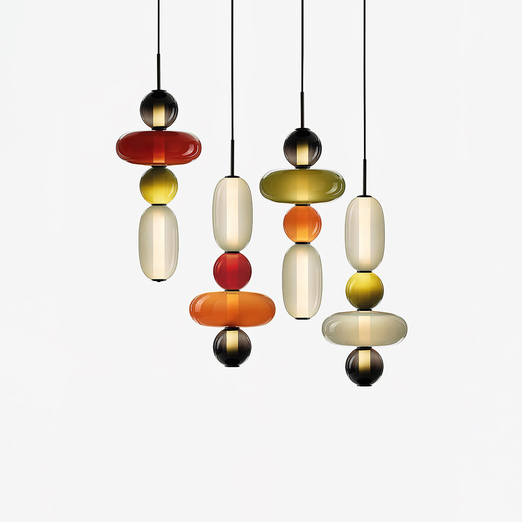 Noxic Suspension Artistique en Verre et Acrylique - Neutralighting