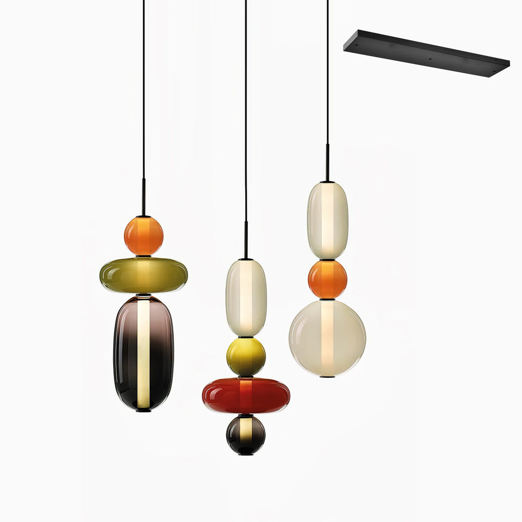Noxic Suspension Artistique en Verre et Acrylique - Neutralighting