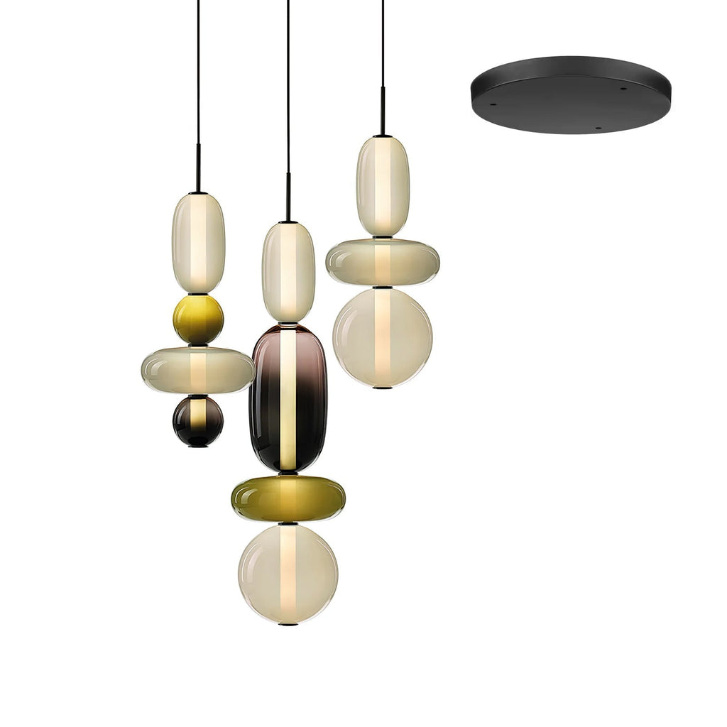 Noxic Suspension Artistique en Verre et Acrylique - Neutralighting