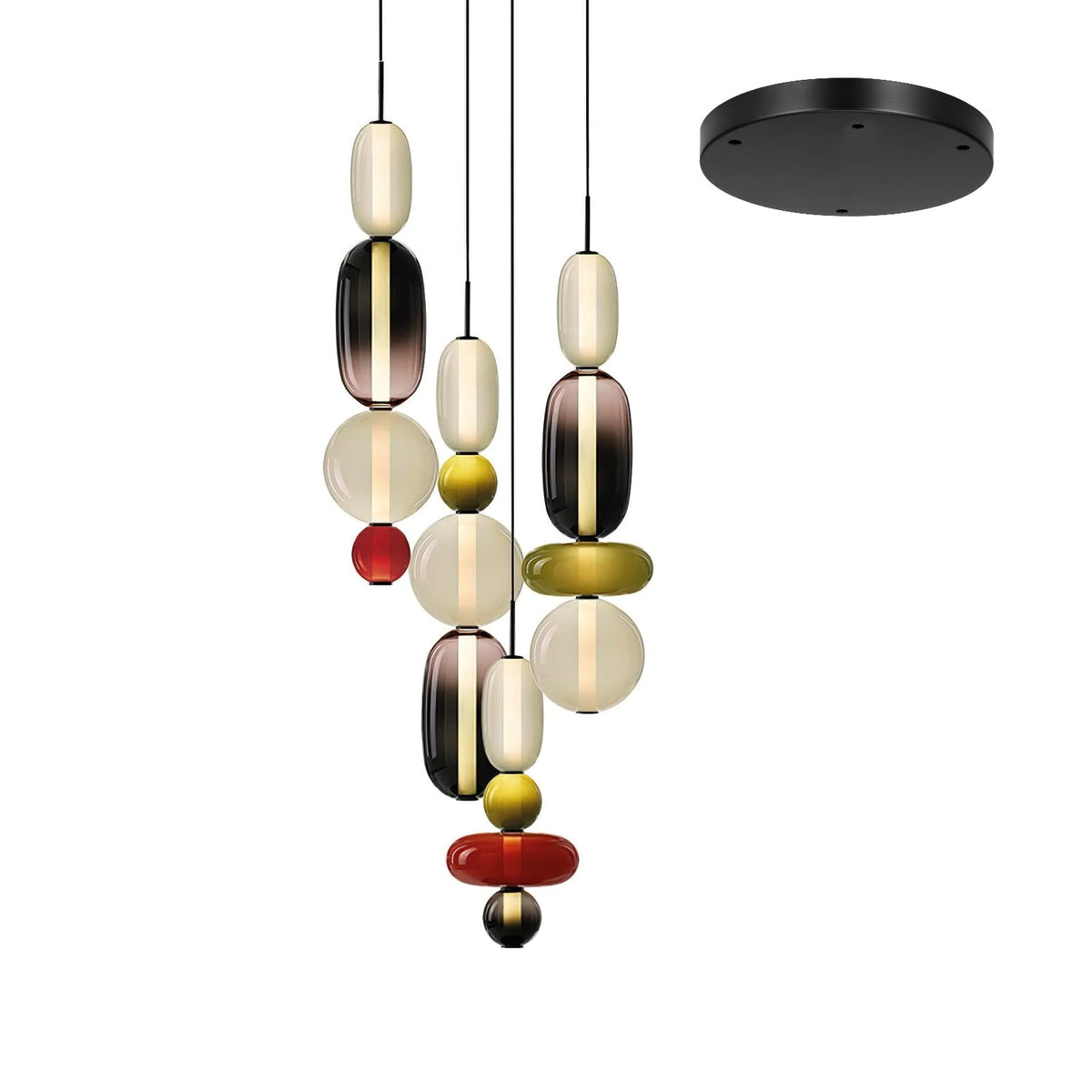 Noxic Suspension Artistique en Verre et Acrylique - Neutralighting