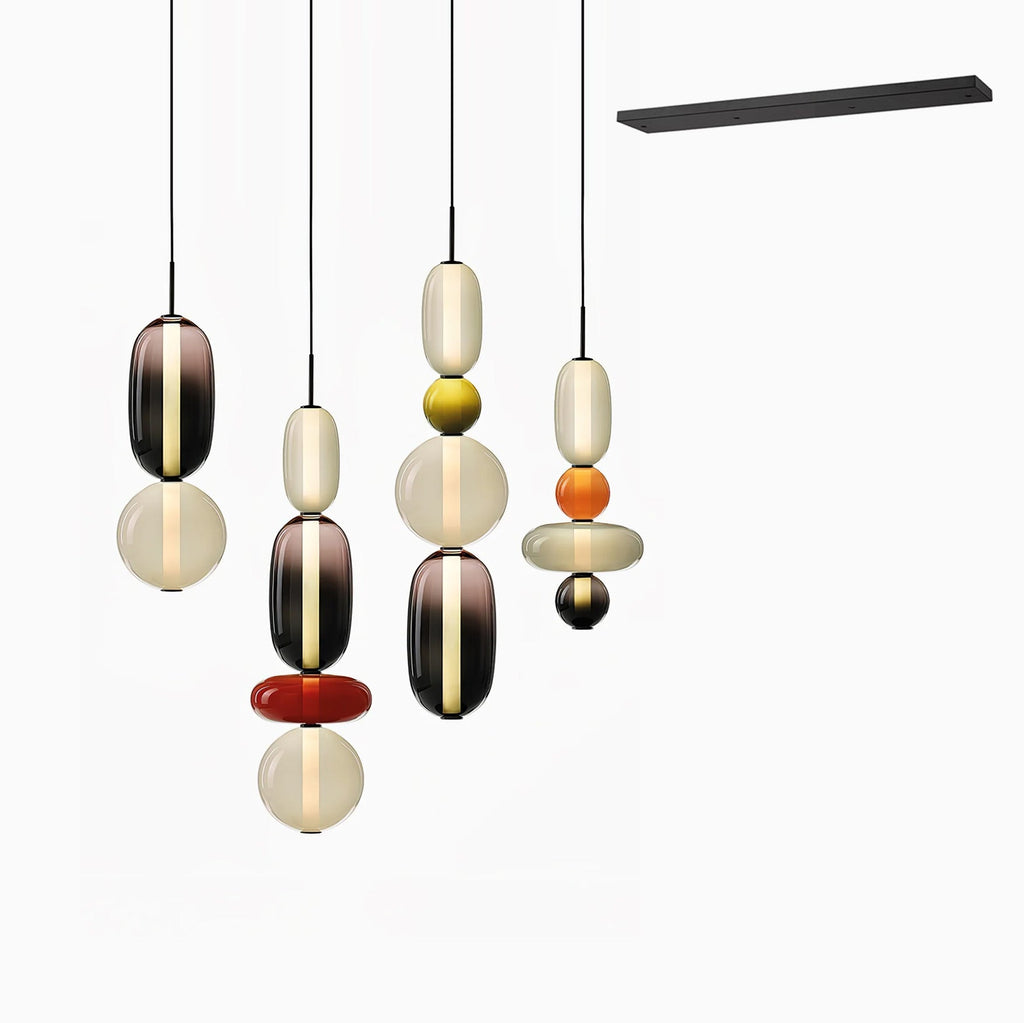 Noxic Suspension Artistique en Verre et Acrylique - Neutralighting