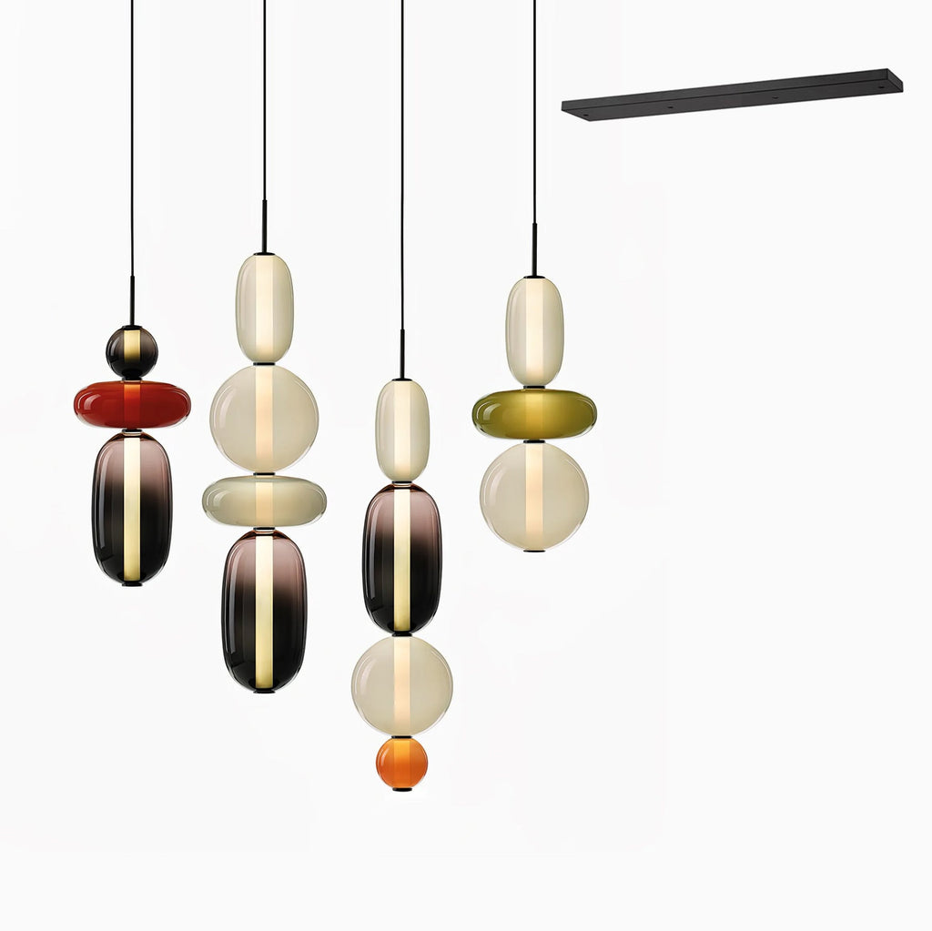 Noxic Suspension Artistique en Verre et Acrylique - Neutralighting