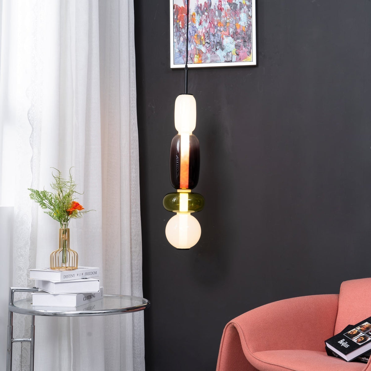 Zodore Prime Art Coloré Verre Suspension - Neutralighting
