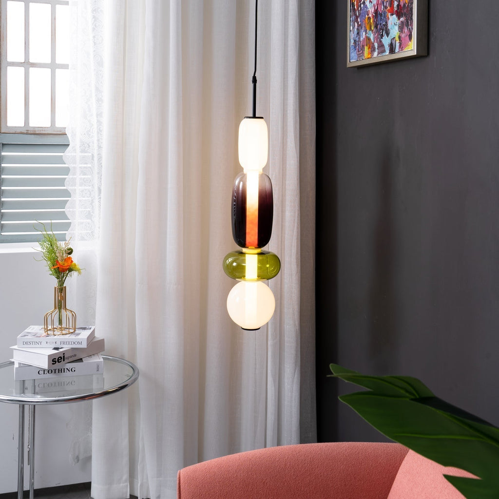 Zodore Prime Art Coloré Verre Suspension - Neutralighting