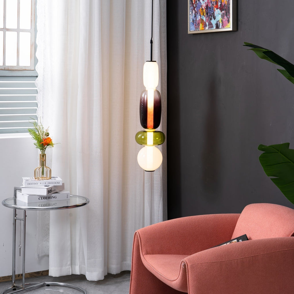 Zodore Prime Art Coloré Verre Suspension - Neutralighting