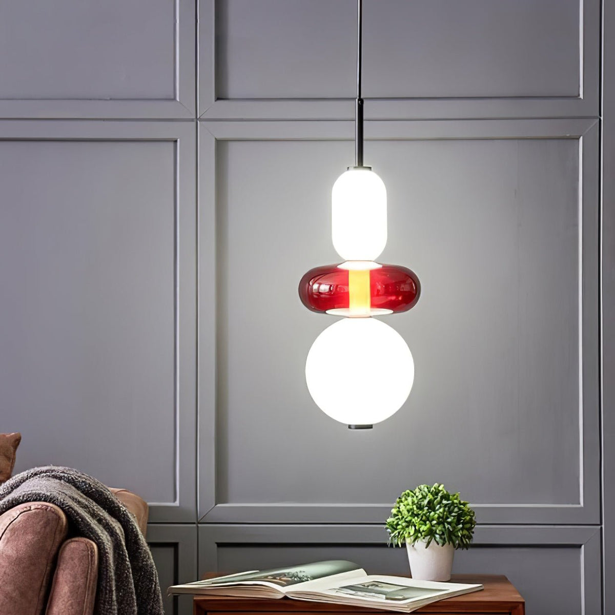 Zodore Prime Art Coloré Verre Suspension - Neutralighting