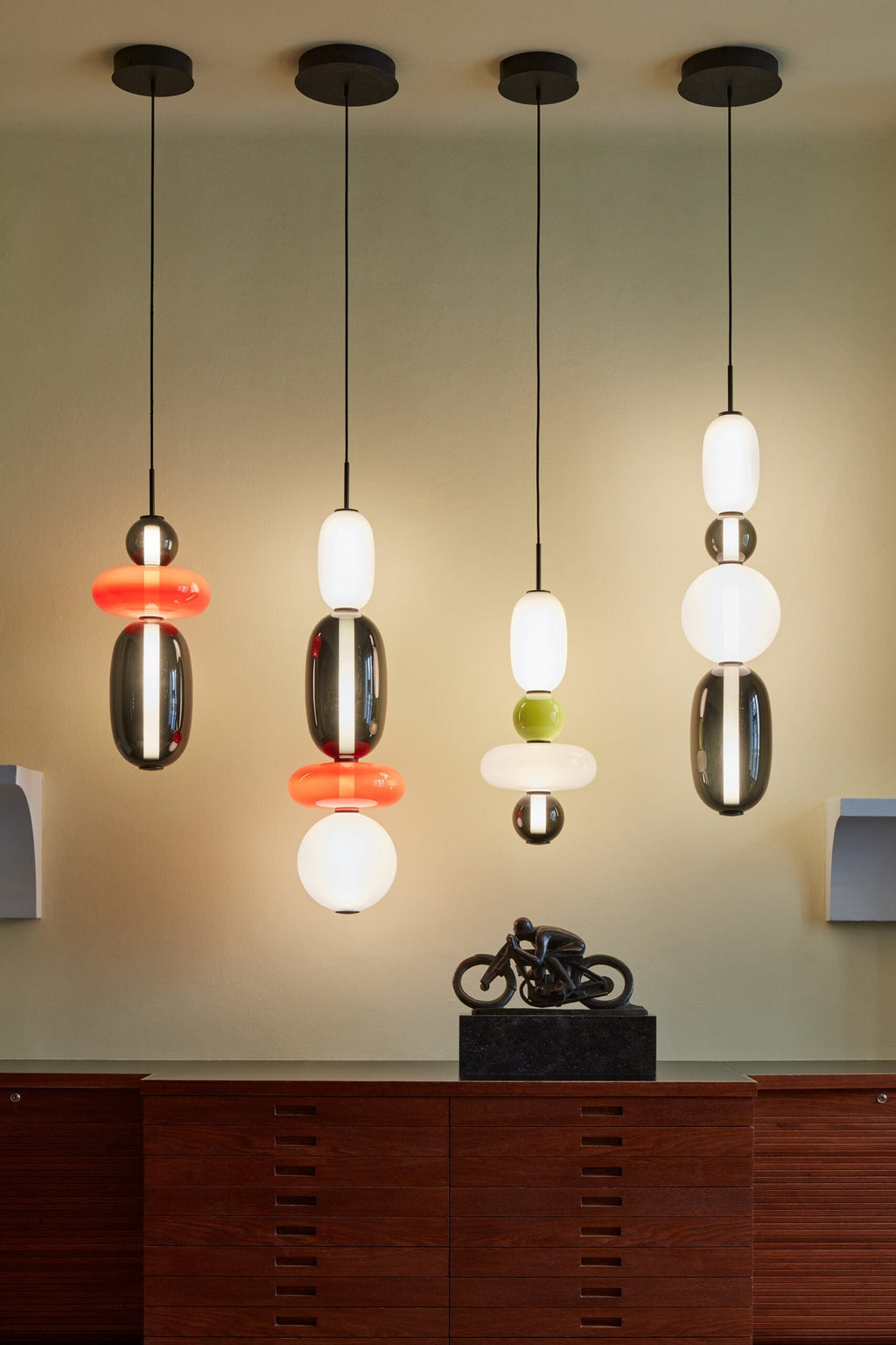 Zodore Prime Art Coloré Verre Suspension - Neutralighting