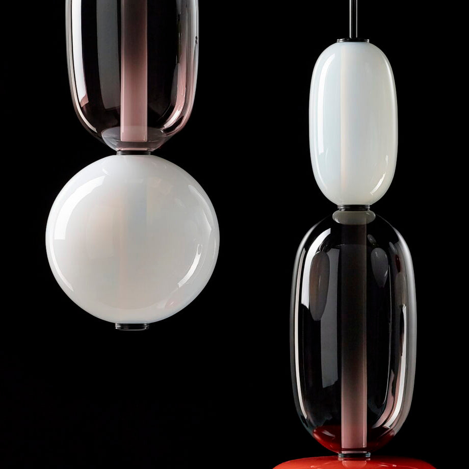 Zodore Prime Art Coloré Verre Suspension - Neutralighting