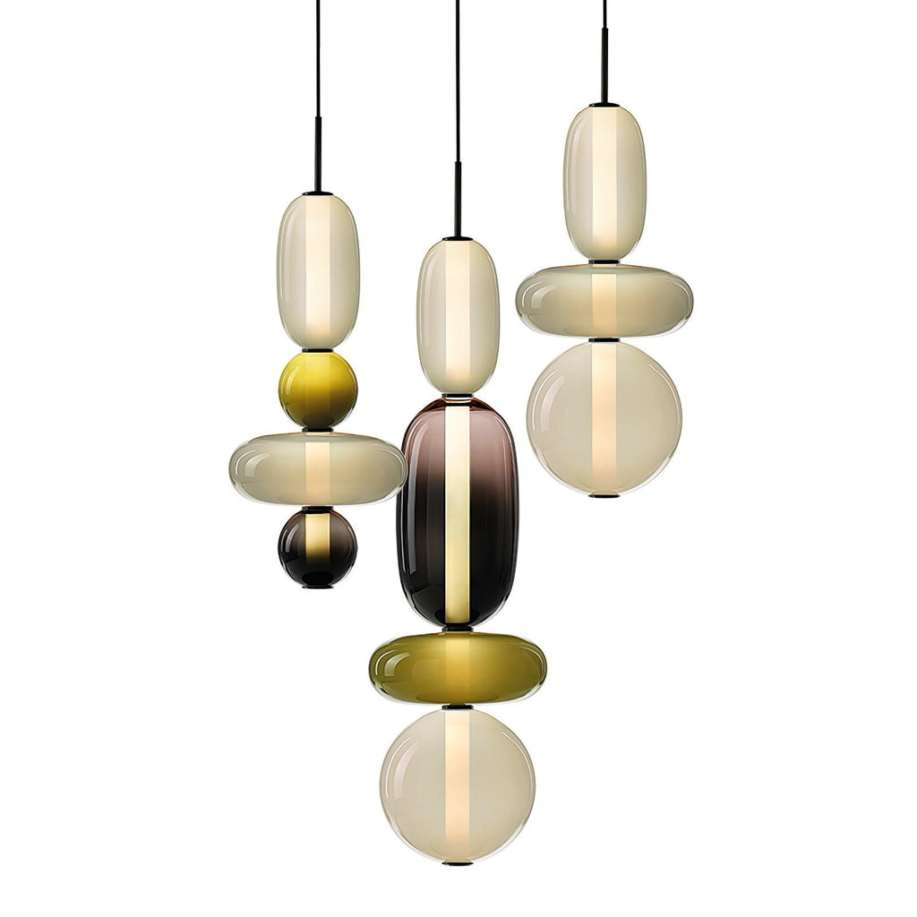 Noxic Suspension Artistique en Verre et Acrylique - Neutralighting