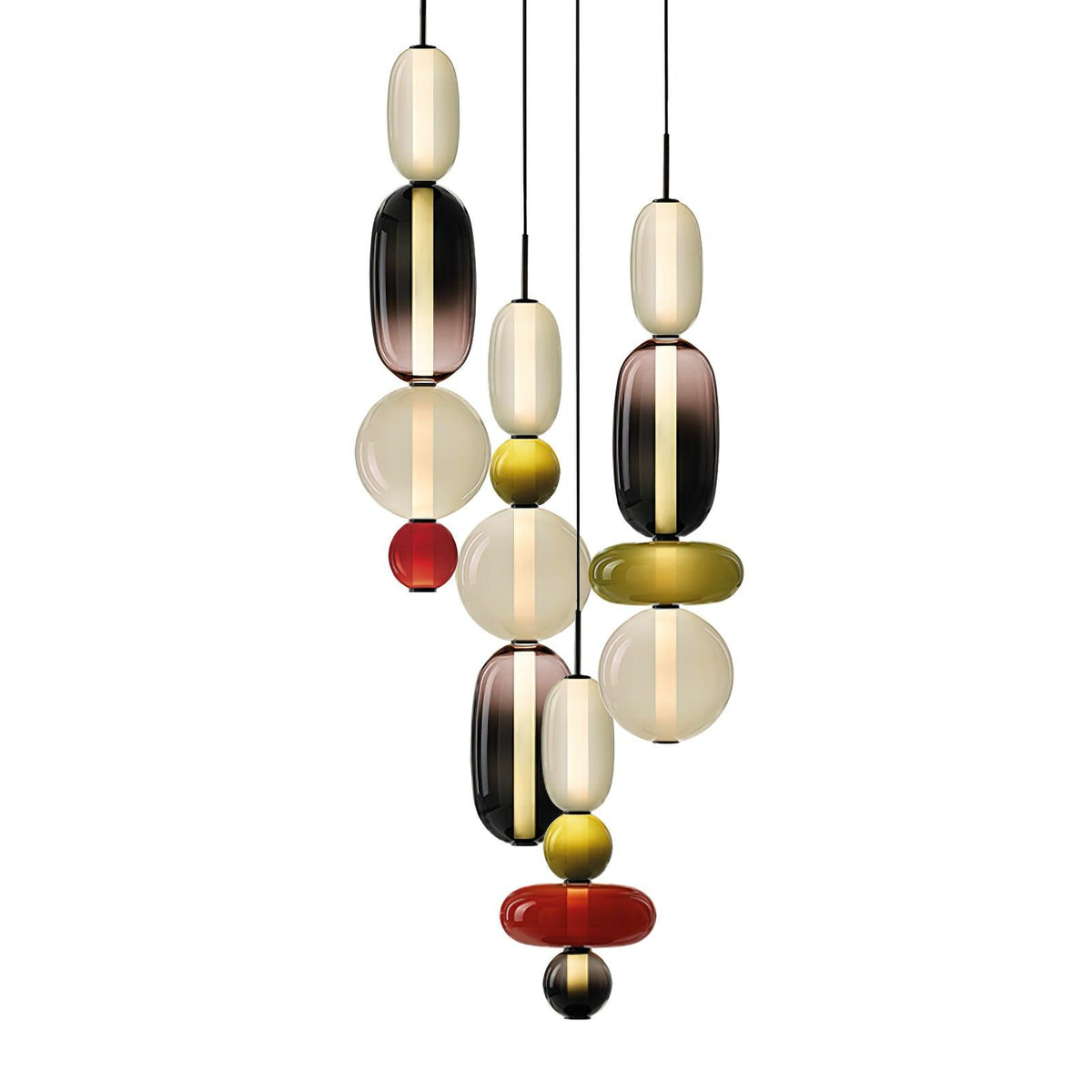 Noxic Suspension Artistique en Verre et Acrylique - Neutralighting