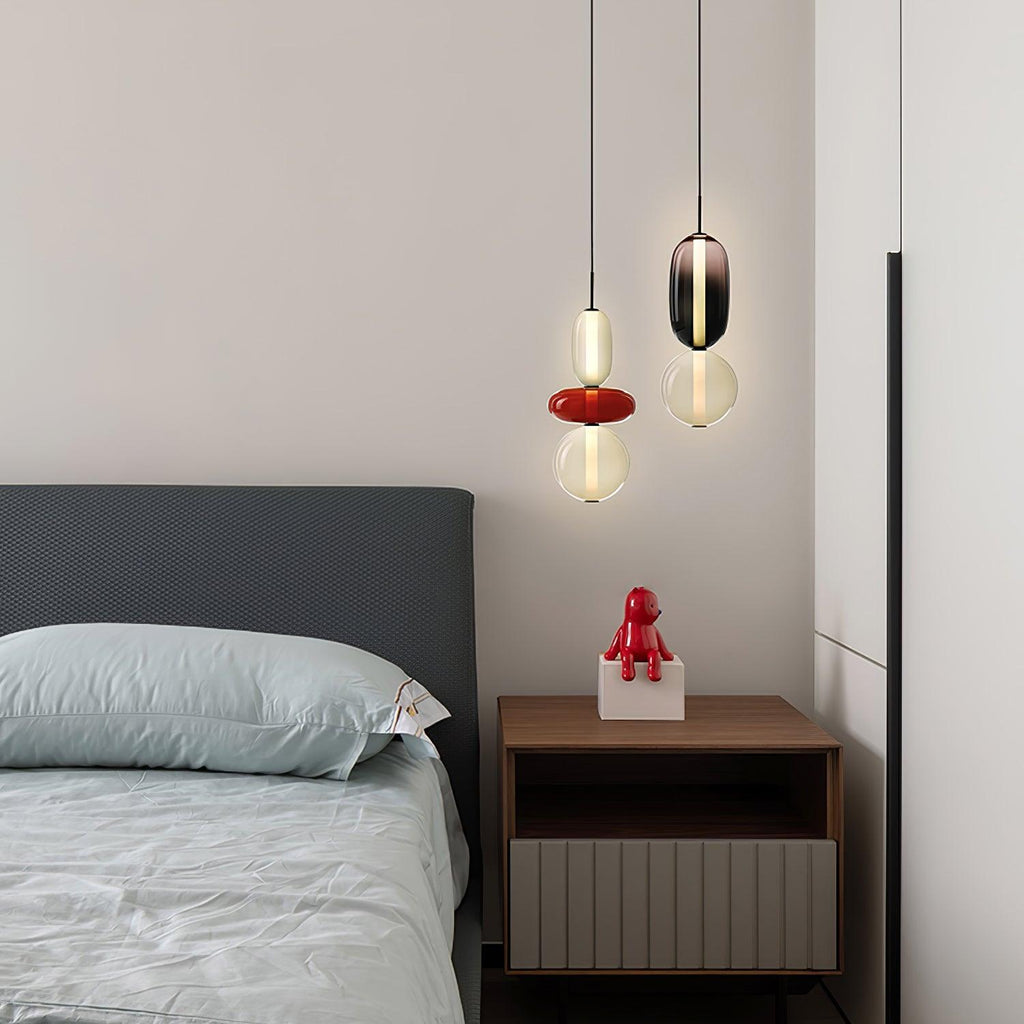 Noxic Suspension Artistique en Verre et Acrylique - Neutralighting