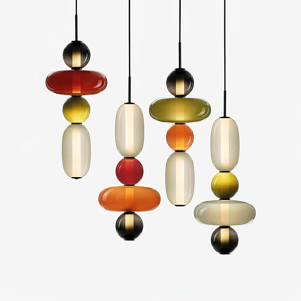 Noxic Suspension Artistique en Verre et Acrylique - Neutralighting