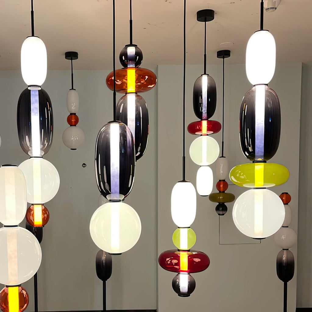 Noxic Suspension Artistique en Verre et Acrylique - Neutralighting
