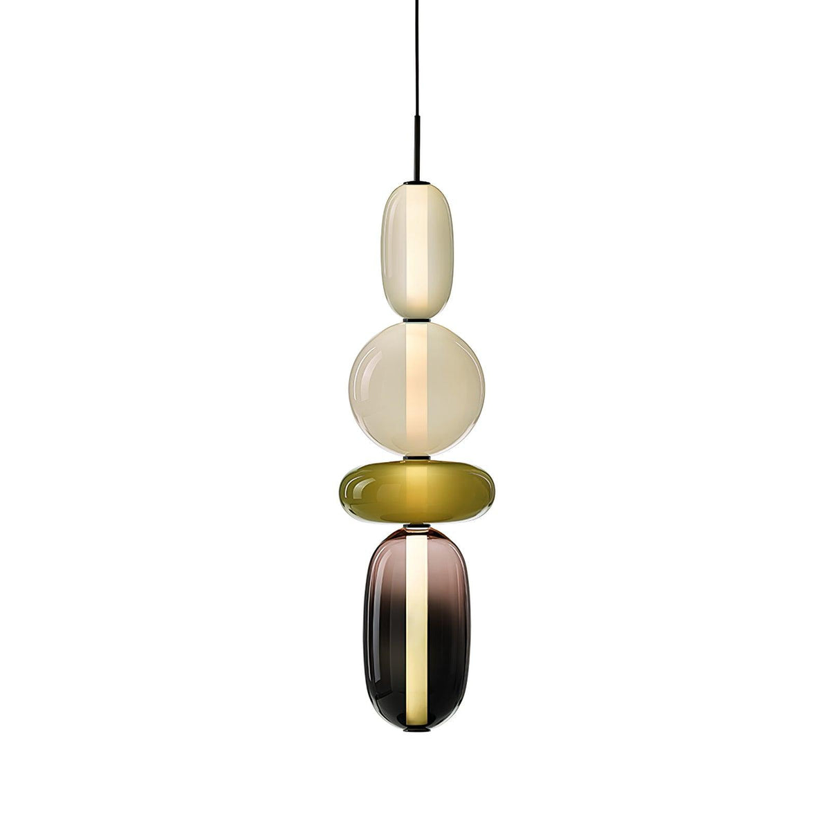 Noxic Suspension Artistique en Verre et Acrylique - Neutralighting