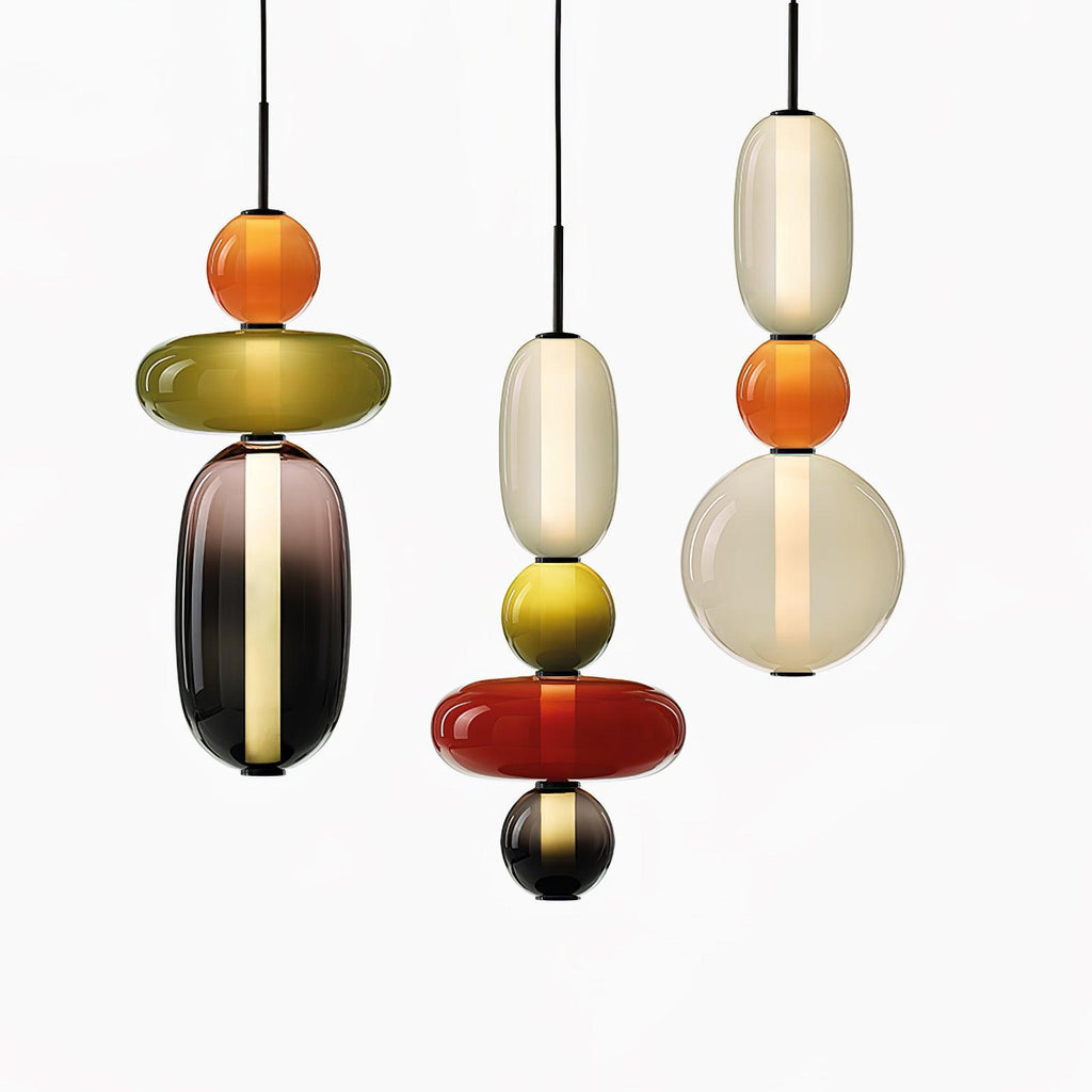 Noxic Suspension Artistique en Verre et Acrylique - Neutralighting