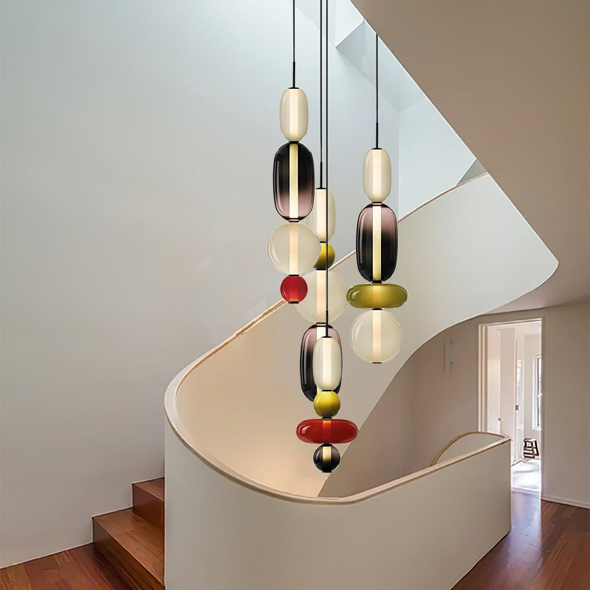 Noxic Suspension Artistique en Verre et Acrylique - Neutralighting