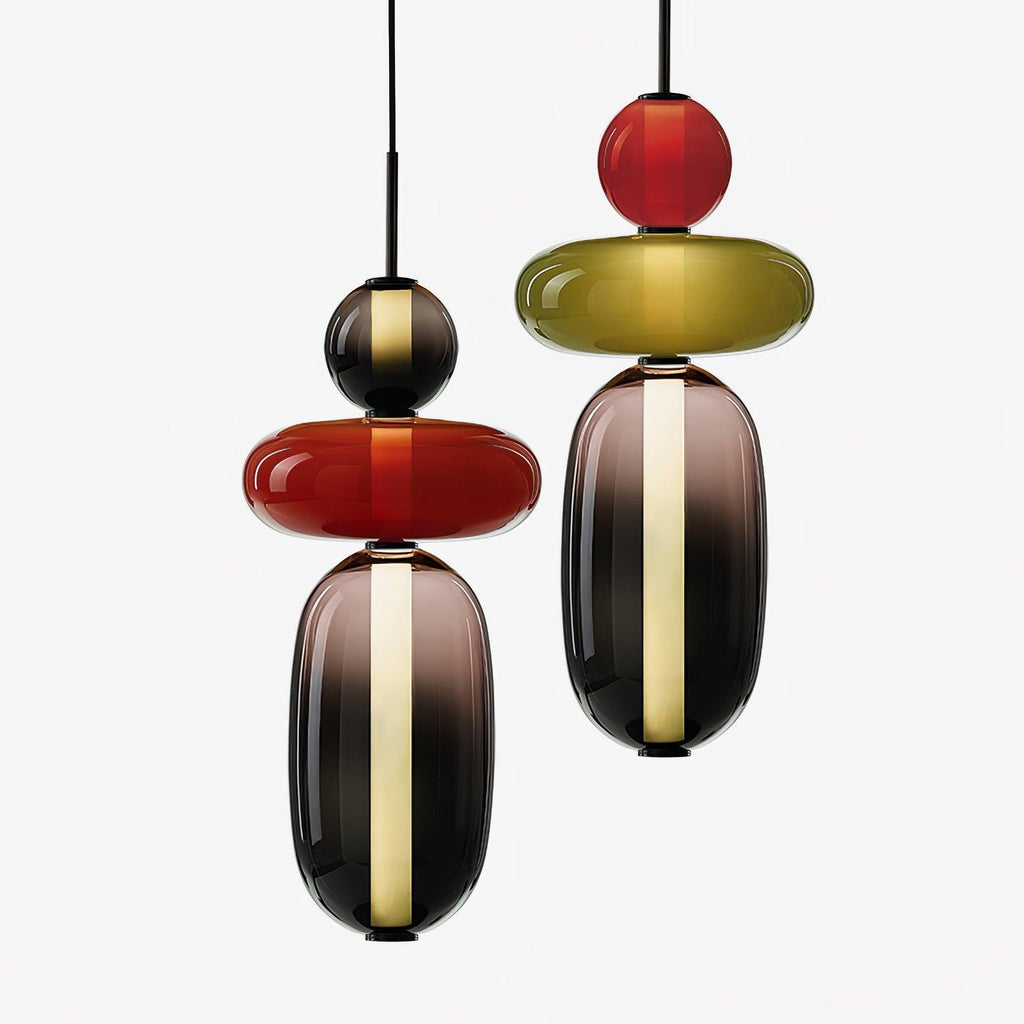 Noxic Suspension Artistique en Verre et Acrylique - Neutralighting