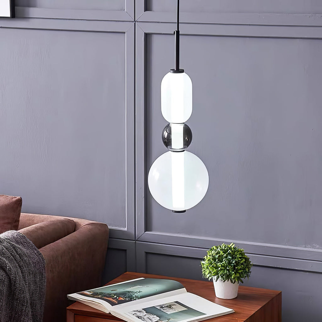 Orba Lampe Pendante en Verre Cristallisé - Neutralighting
