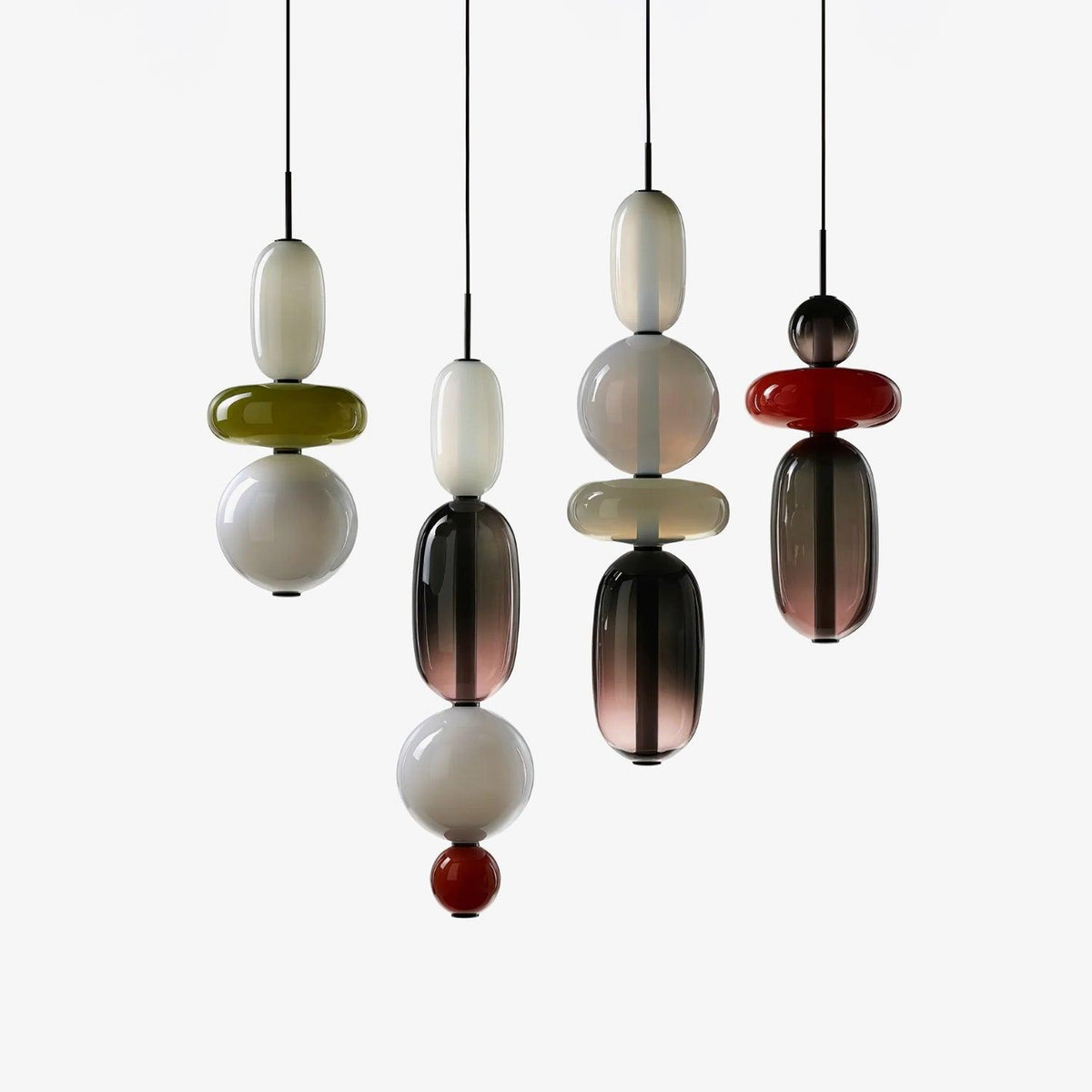 Noxic Suspension Artistique en Verre et Acrylique - Neutralighting
