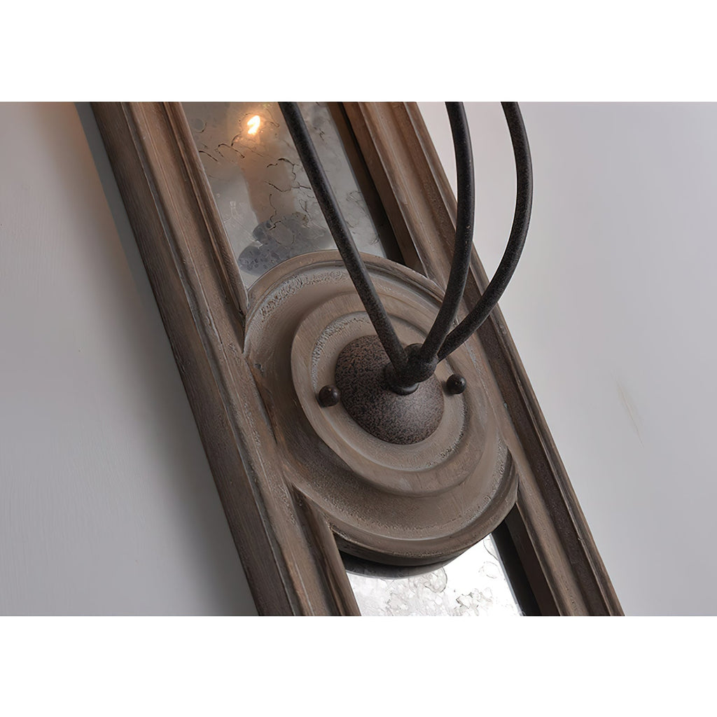 Phasis Applique Murale en Métal Vintage à 3 Lumières avec Miroir Élégance - Neutralighting
