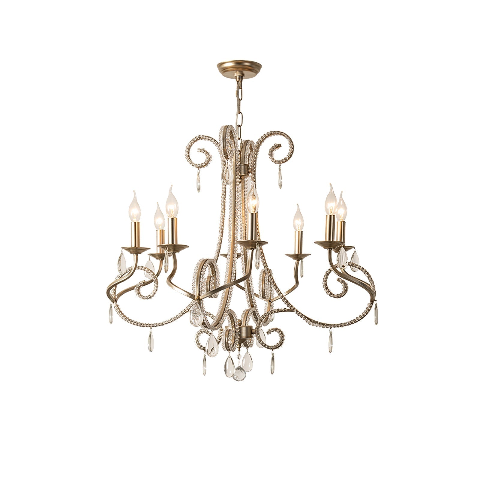 Elysara Crystal Bougie Lustre - Neutralighting