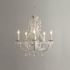 Lustra Suspension Lampe Porte-Bougie Perles de Cristal - Neutralighting