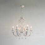 Lustra Suspension Lampe Porte-Bougie Perles de Cristal - Neutralighting