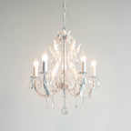 Lustra Suspension Lampe Porte-Bougie Perles de Cristal - Neutralighting