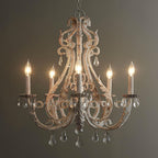 Lustra Suspension Lampe Porte-Bougie Perles de Cristal - Neutralighting