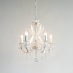 Lustra Suspension Lampe Porte-Bougie Perles de Cristal - Neutralighting