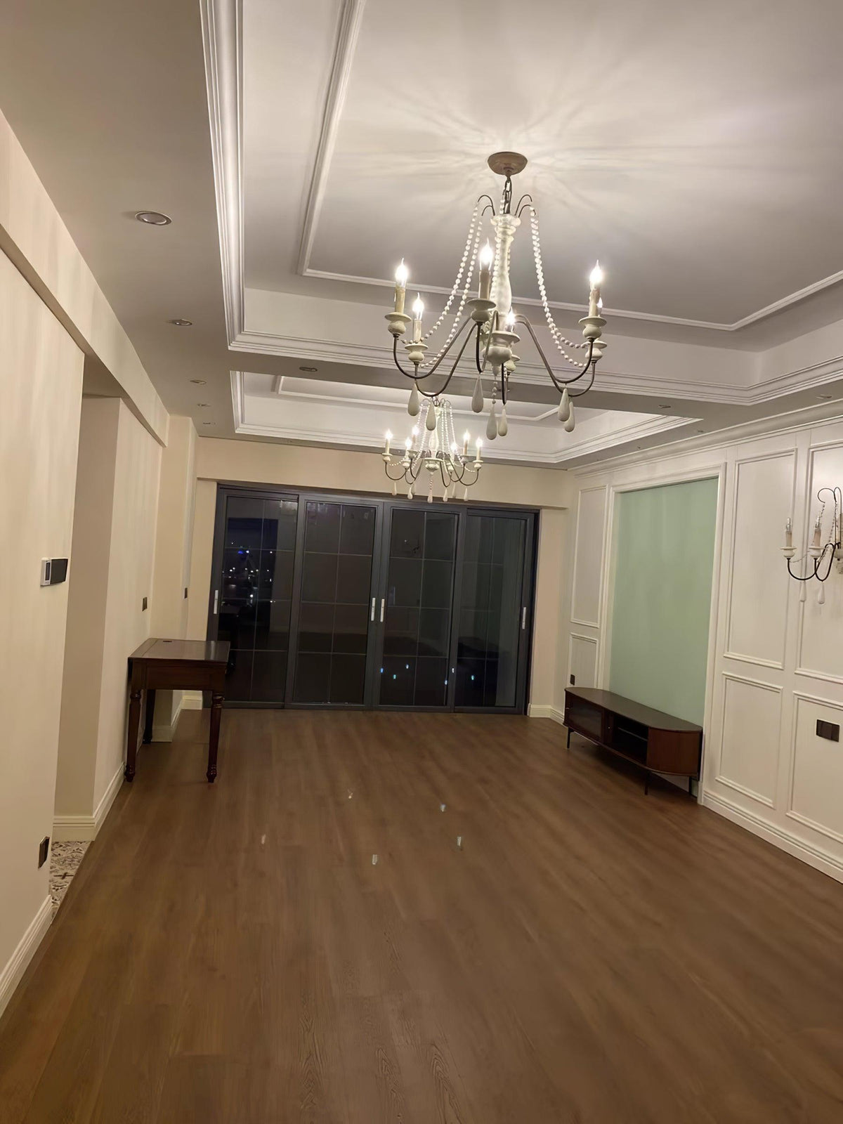 Lustra Chandelier à Bougies Bras Voluté Rustique - Neutralighting