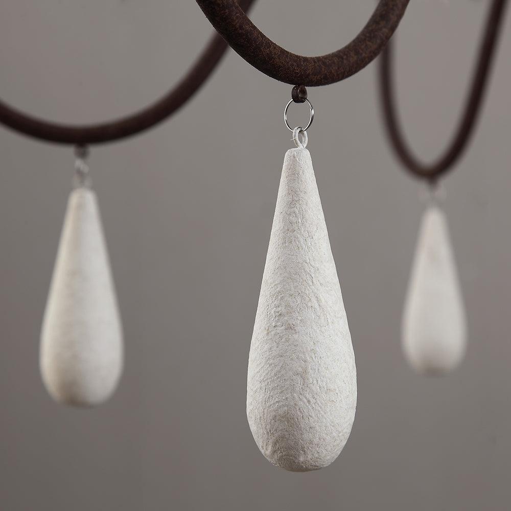 Lustra Chandelier à Bougies Bras Voluté Rustique - Neutralighting