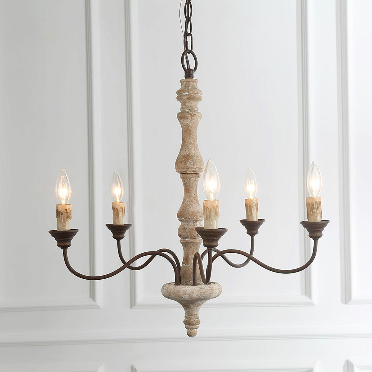 Aurora Lustre Bougeoir Ferme Rustique - Neutralighting