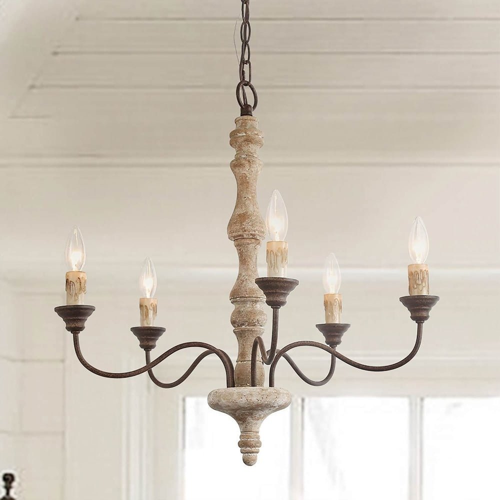 Aurora Lustre Bougeoir Ferme Rustique - Neutralighting