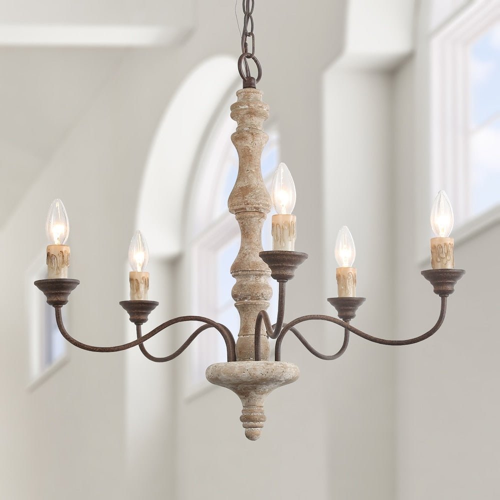 Aurora Lustre Bougeoir Ferme Rustique - Neutralighting